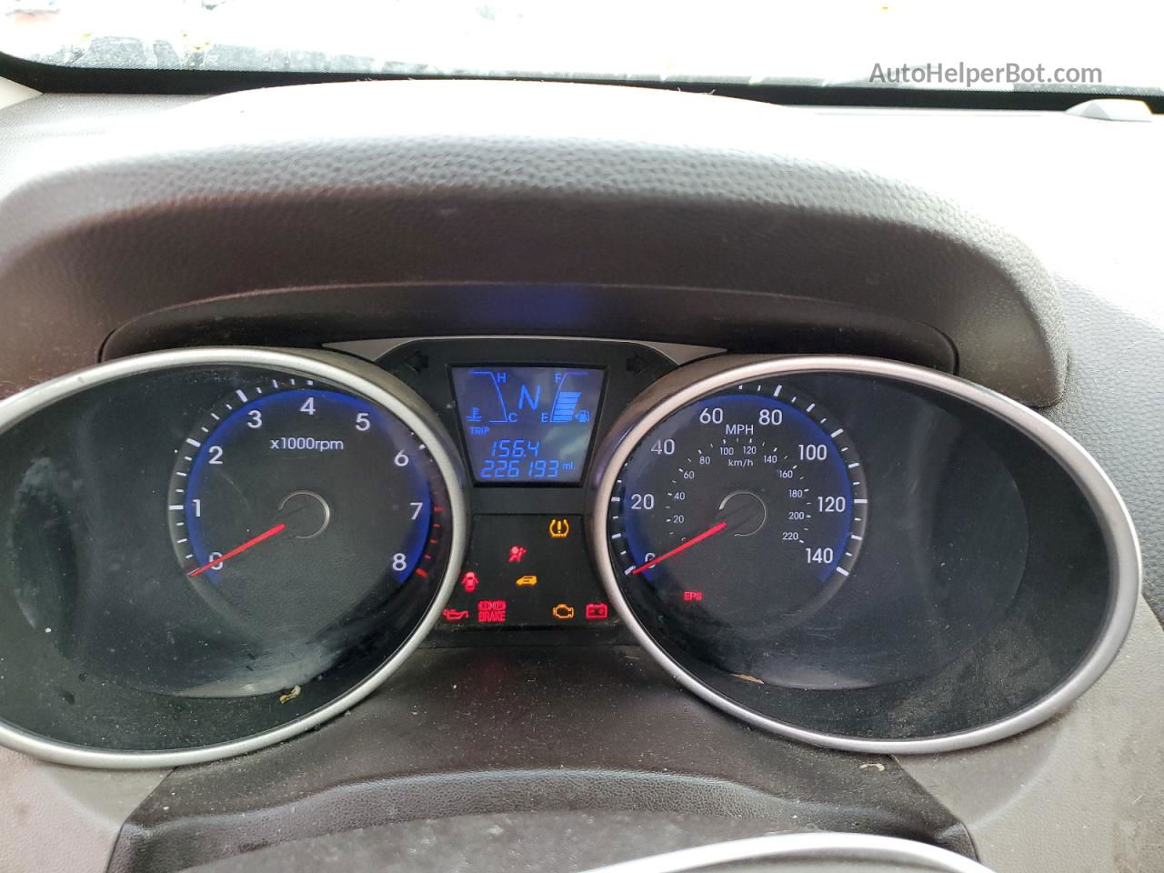 2013 Hyundai Tucson Gls Черный vin: KM8JU3AC9DU554649