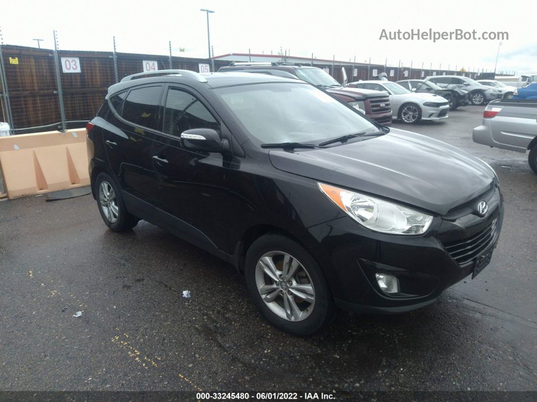 2013 Hyundai Tucson Gls Black vin: KM8JU3AC9DU591846