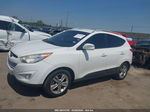 2013 Hyundai Tucson Gls White vin: KM8JU3AC9DU675598