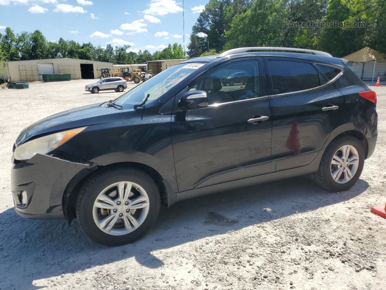 2013 Hyundai Tucson Gls Black vin: KM8JU3AC9DU706915