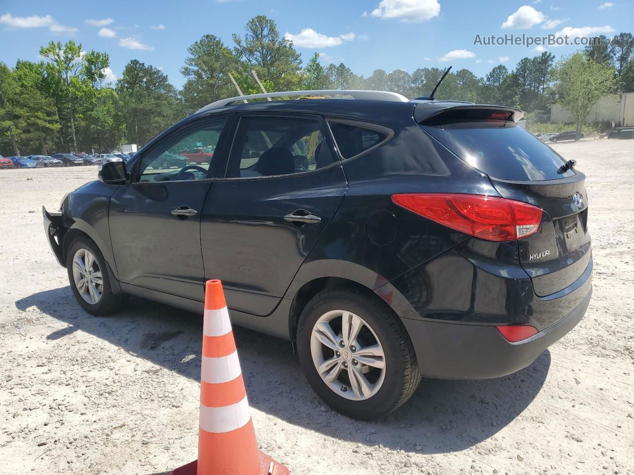 2013 Hyundai Tucson Gls Black vin: KM8JU3AC9DU706915