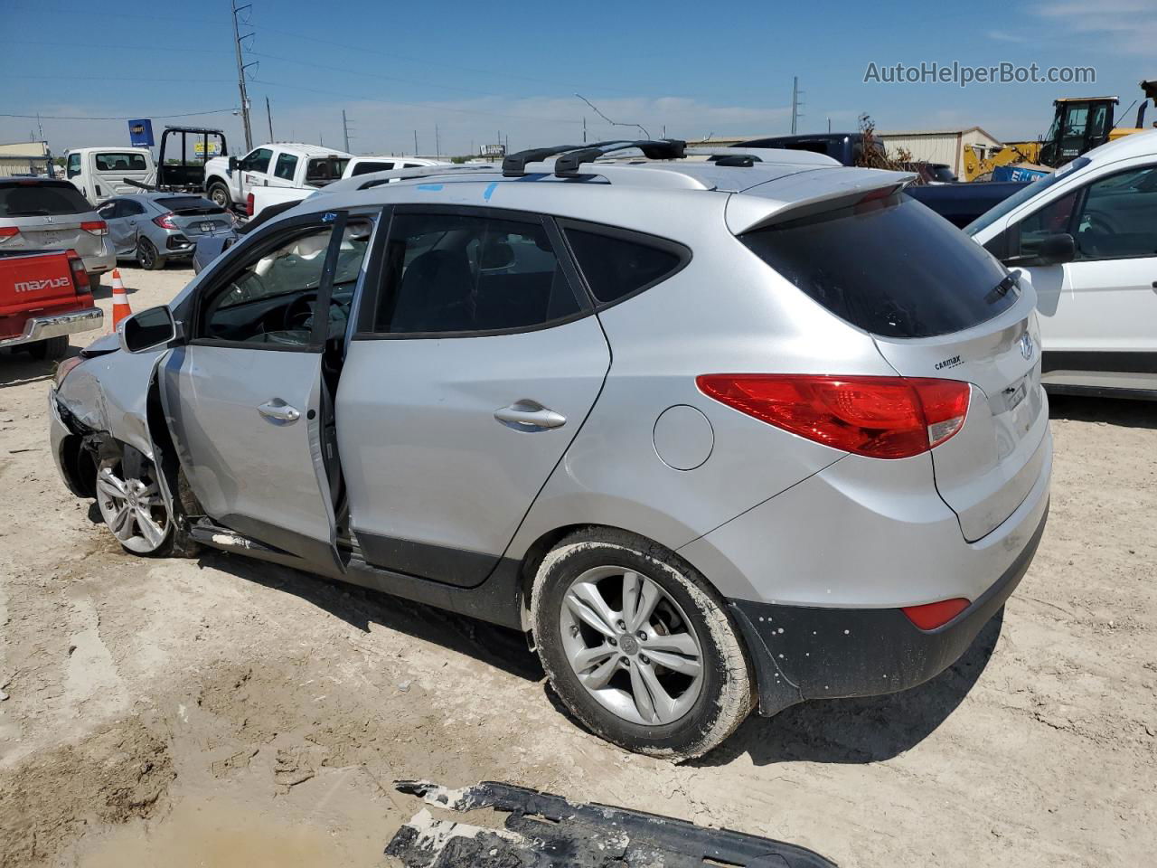 2013 Hyundai Tucson Gls Gray vin: KM8JU3ACXDU637801