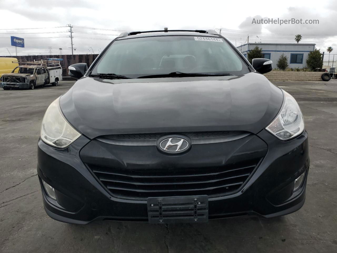 2013 Hyundai Tucson Gls Black vin: KM8JU3ACXDU718295