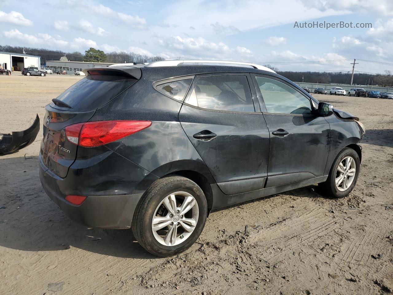 2013 Hyundai Tucson Gls Black vin: KM8JU3ACXDU737333