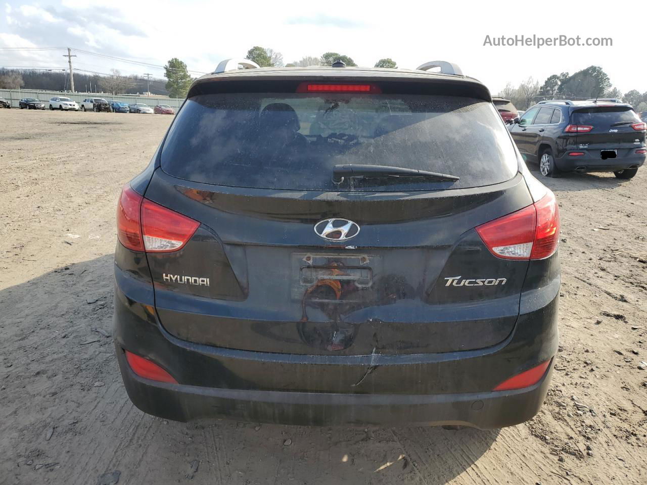 2013 Hyundai Tucson Gls Black vin: KM8JU3ACXDU737333