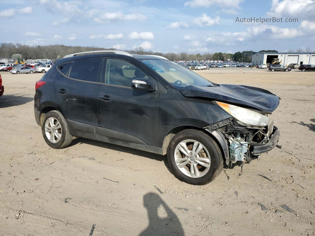 2013 Hyundai Tucson Gls Black vin: KM8JU3ACXDU737333