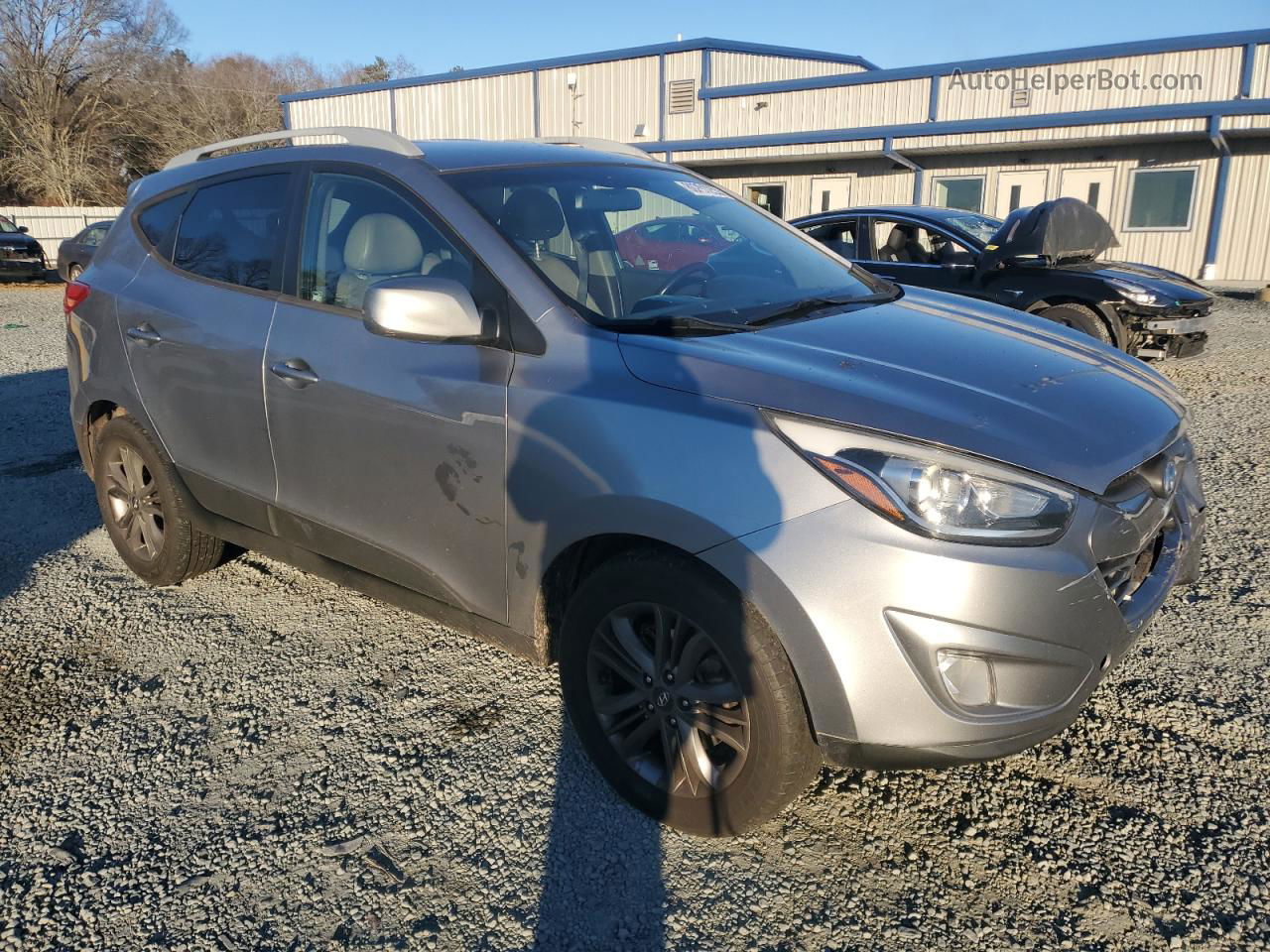 2014 Hyundai Tucson Gls Silver vin: KM8JU3AG0EU831869