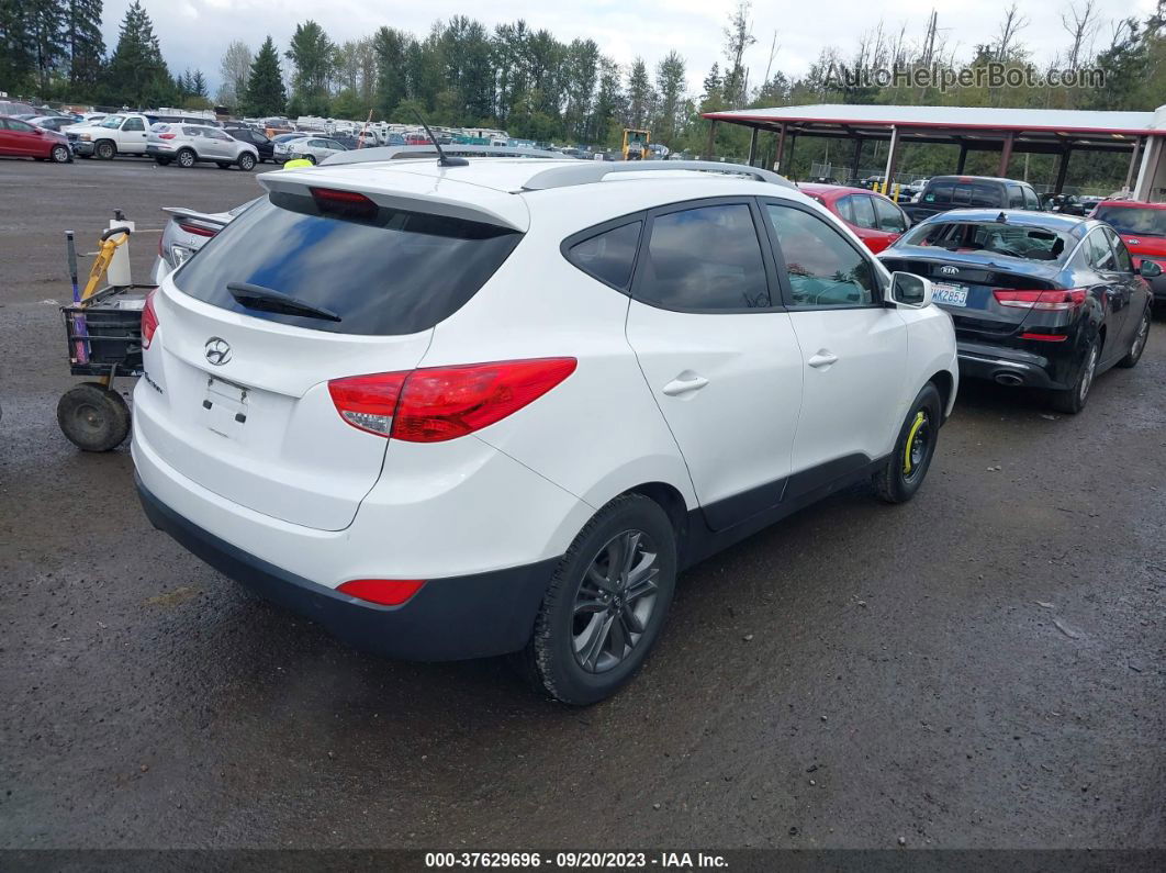 2014 Hyundai Tucson Se White vin: KM8JU3AG0EU882983