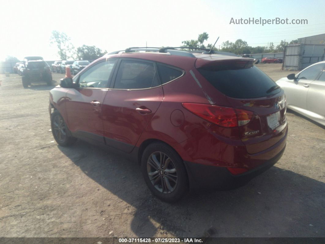 2014 Hyundai Tucson Se Burgundy vin: KM8JU3AG0EU899069