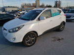 2014 Hyundai Tucson Gls White vin: KM8JU3AG0EU901645