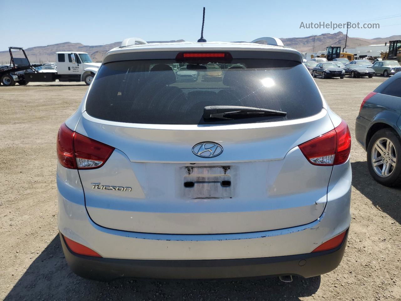 2014 Hyundai Tucson Gls Silver vin: KM8JU3AG0EU930644