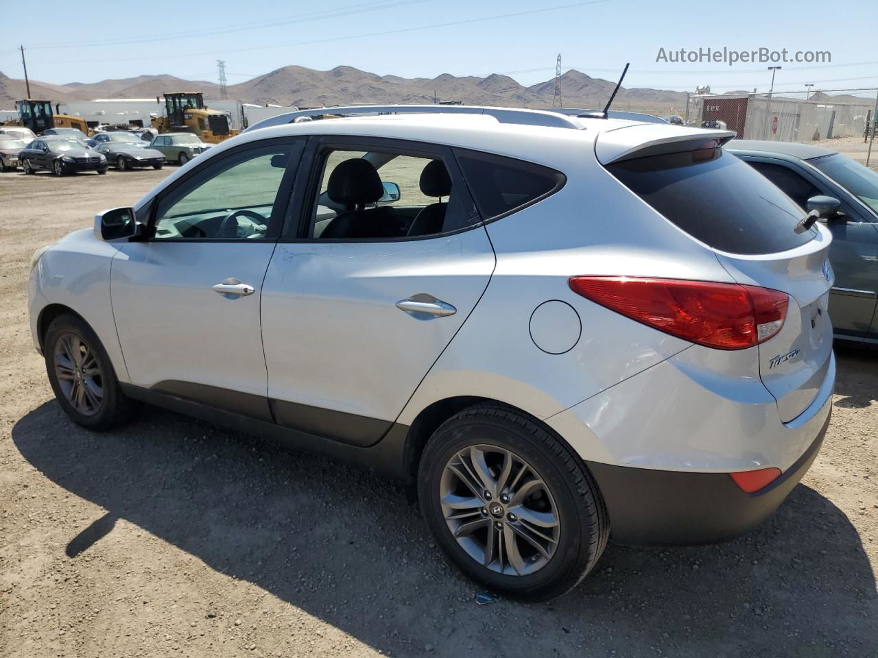 2014 Hyundai Tucson Gls Silver vin: KM8JU3AG0EU930644