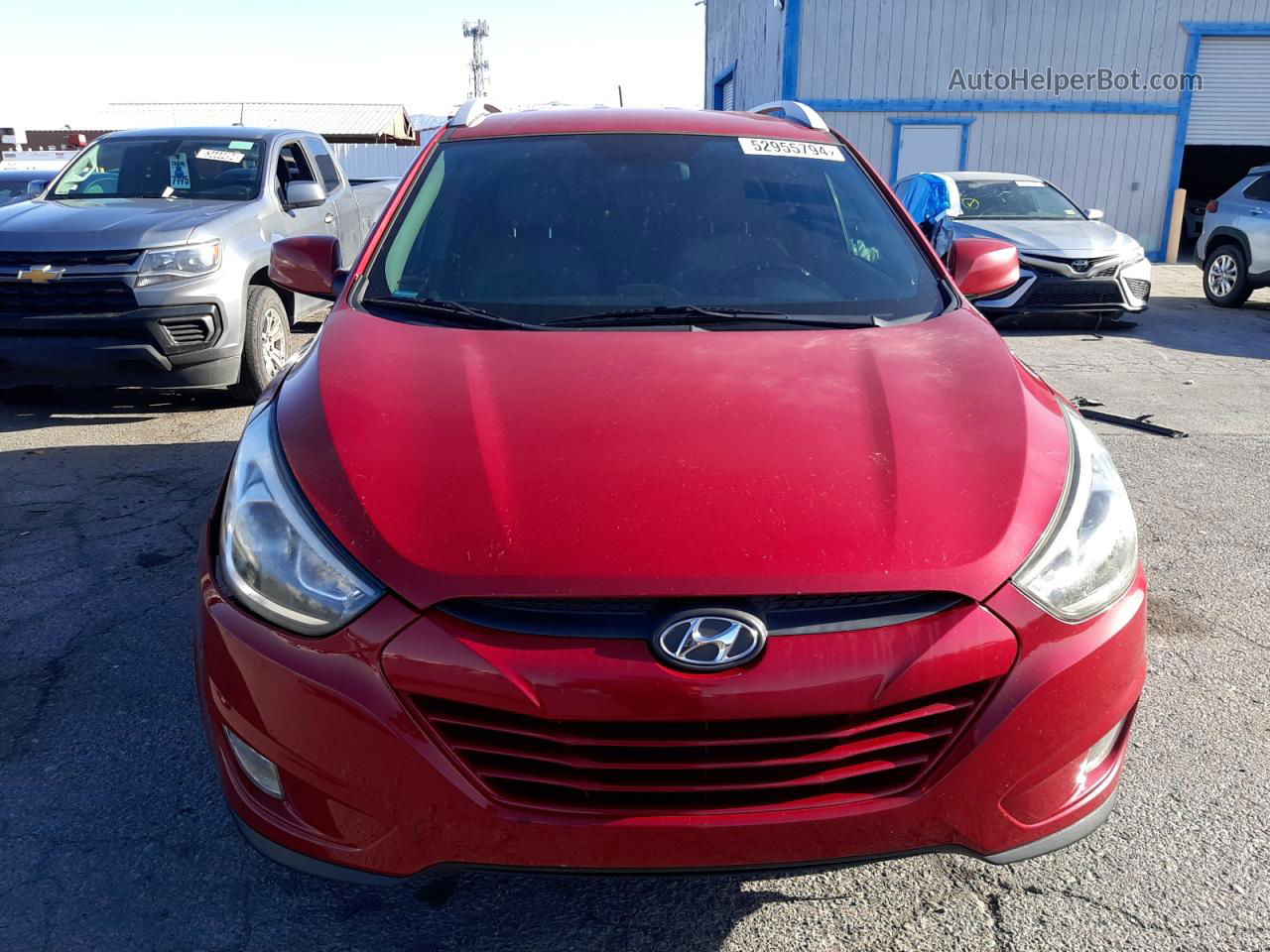 2014 Hyundai Tucson Gls Red vin: KM8JU3AG0EU931907