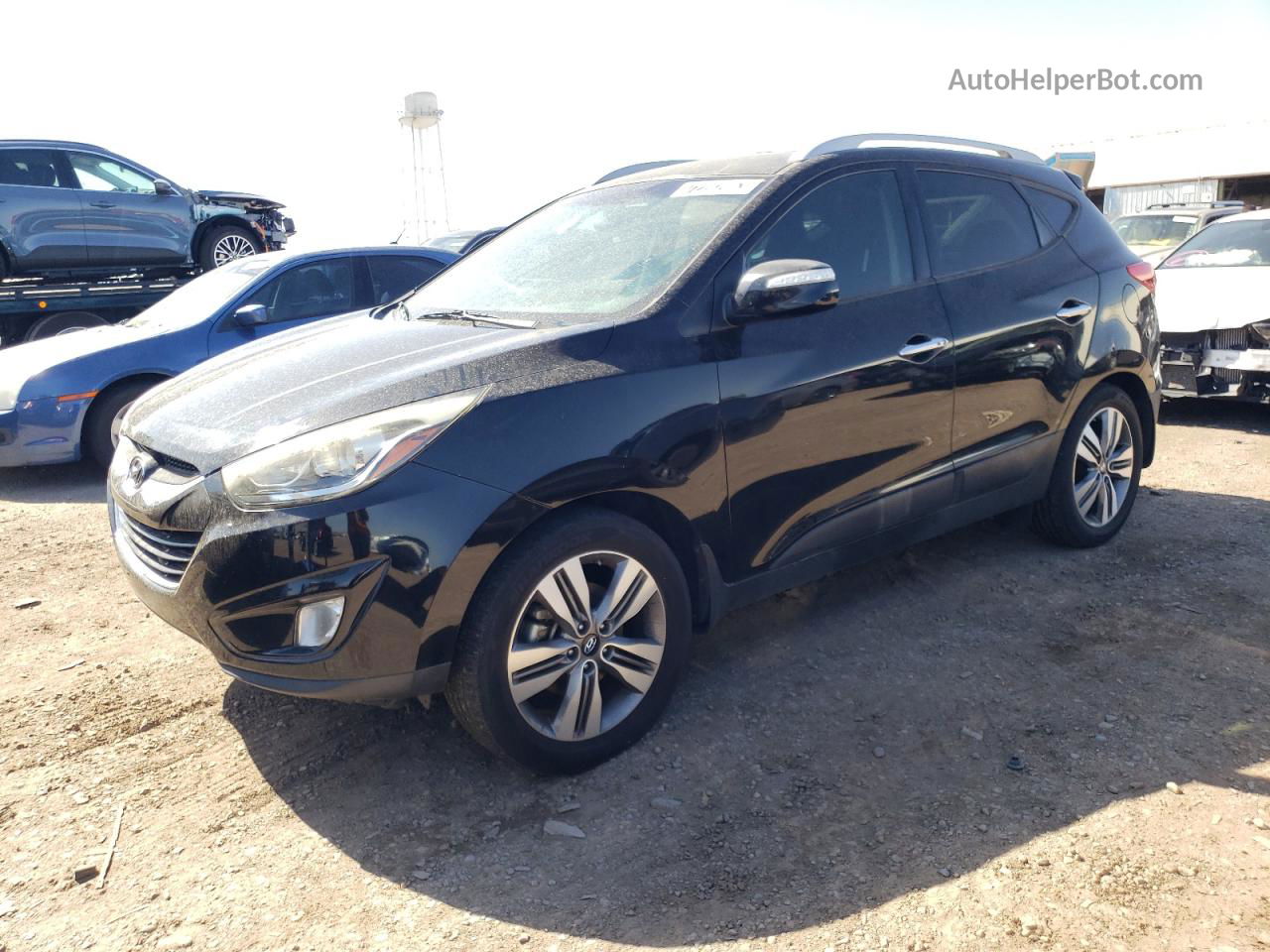 2014 Hyundai Tucson Gls Black vin: KM8JU3AG1EU836143