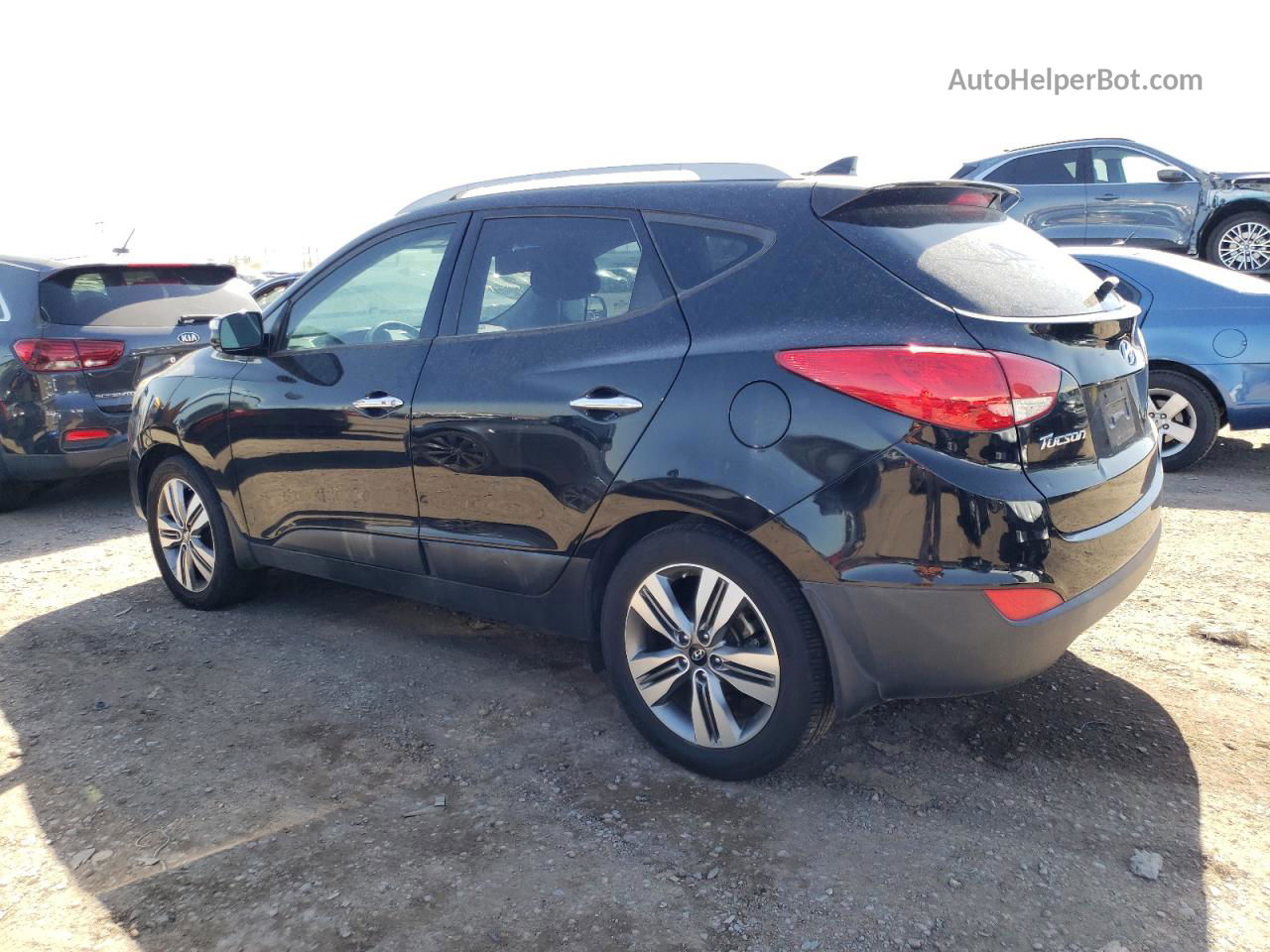 2014 Hyundai Tucson Gls Black vin: KM8JU3AG1EU836143