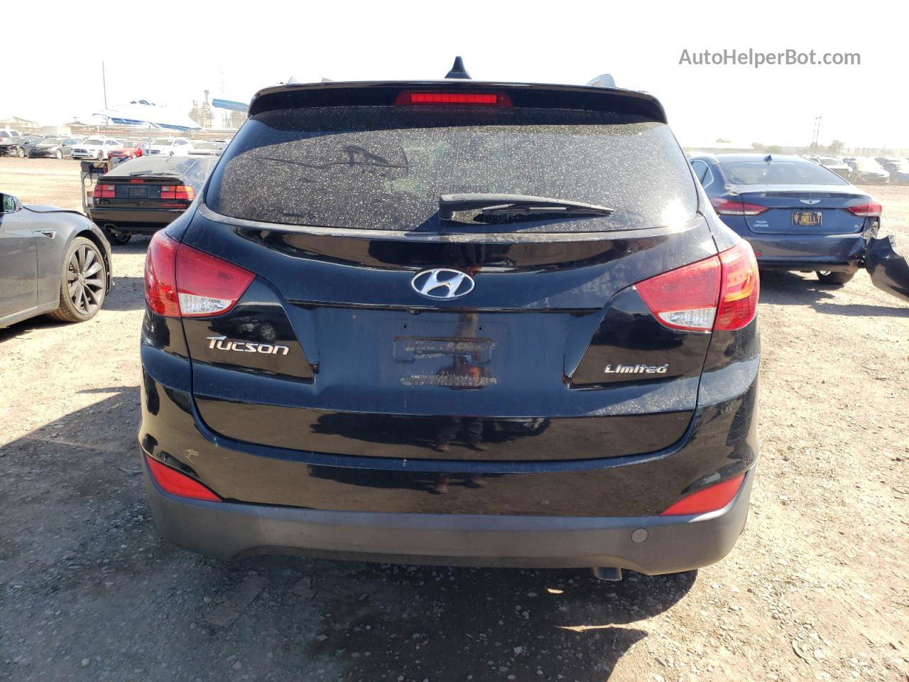 2014 Hyundai Tucson Gls Black vin: KM8JU3AG1EU836143