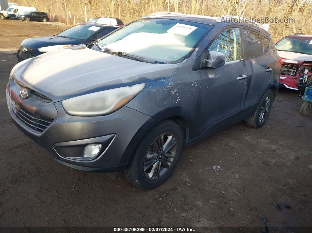 2014 Hyundai Tucson Se Серый vin: KM8JU3AG1EU857204