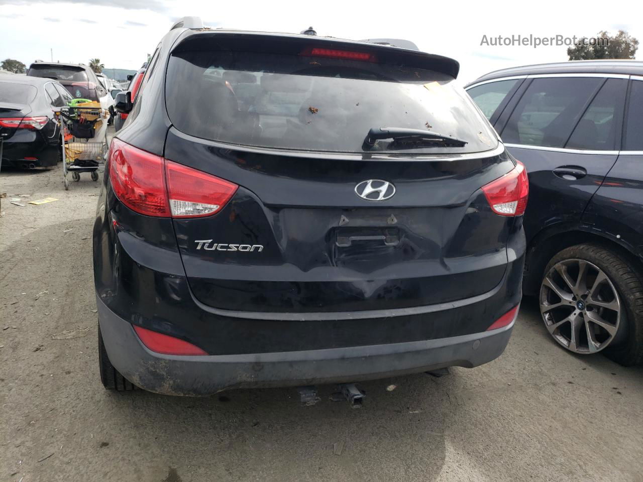 2014 Hyundai Tucson Gls Black vin: KM8JU3AG2EU795733