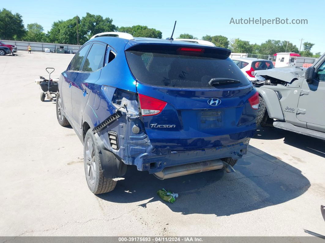 2014 Hyundai Tucson Se Синий vin: KM8JU3AG2EU800526