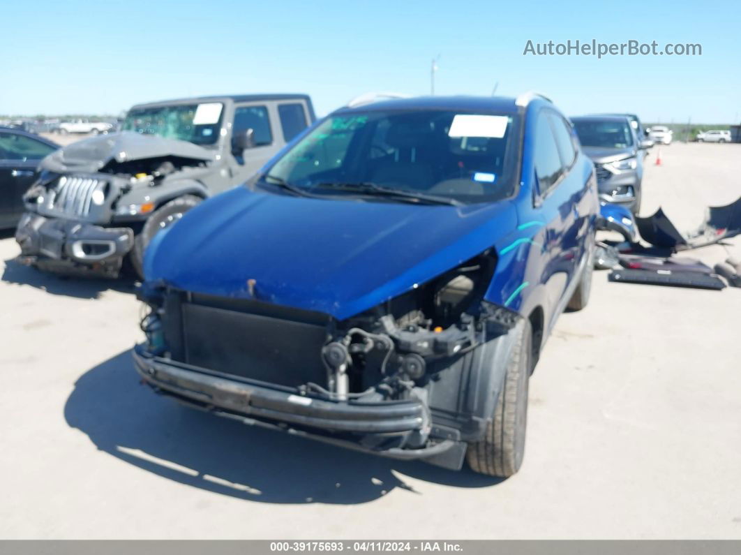 2014 Hyundai Tucson Se Blue vin: KM8JU3AG2EU800526