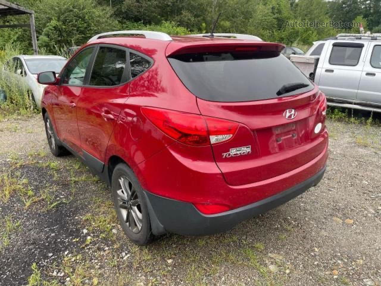 2014 Hyundai Tucson Gls Red vin: KM8JU3AG2EU805516