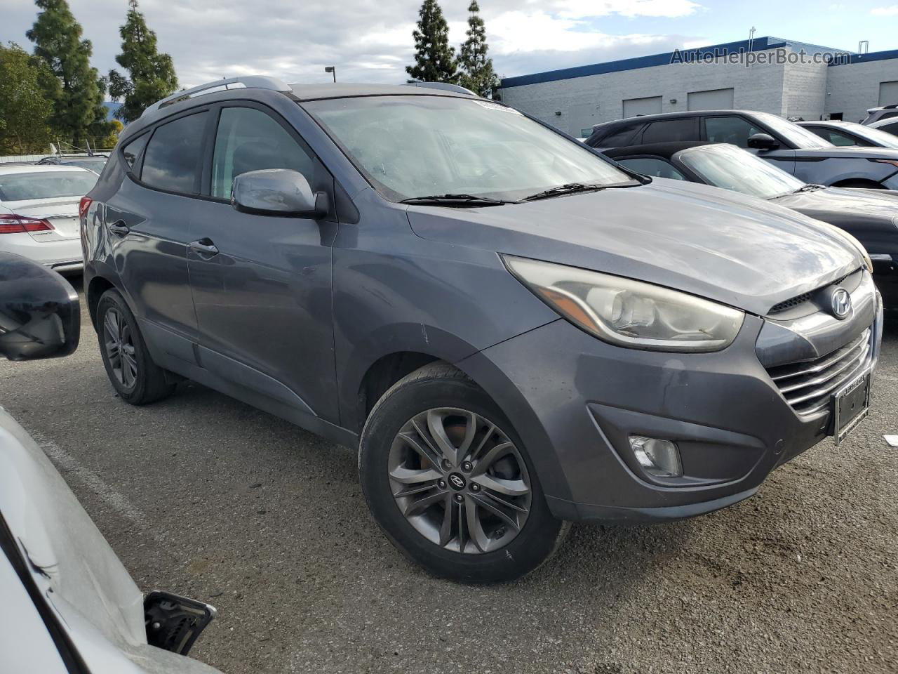 2014 Hyundai Tucson Gls Серый vin: KM8JU3AG2EU806651