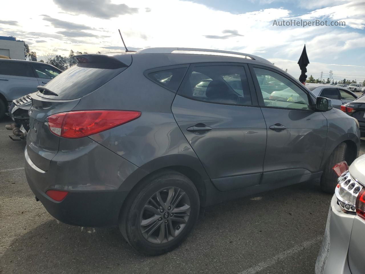 2014 Hyundai Tucson Gls Серый vin: KM8JU3AG2EU806651