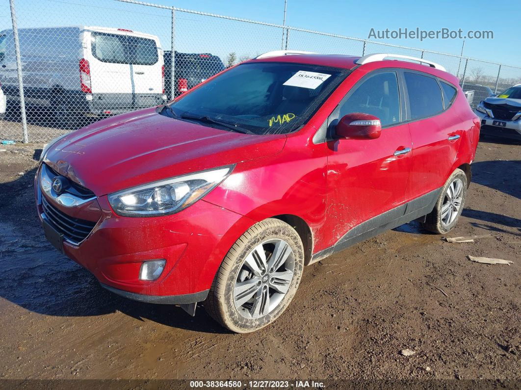 2014 Hyundai Tucson Limited Red vin: KM8JU3AG2EU807802