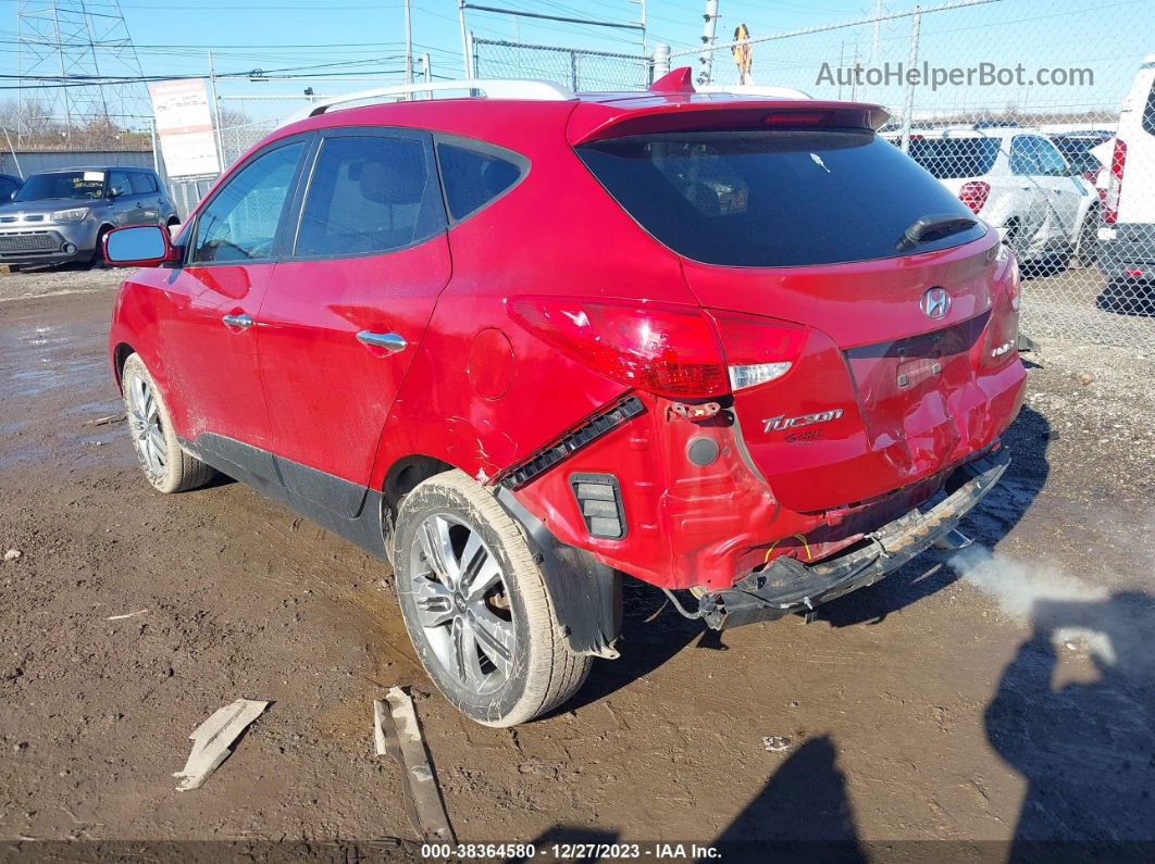 2014 Hyundai Tucson Limited Red vin: KM8JU3AG2EU807802