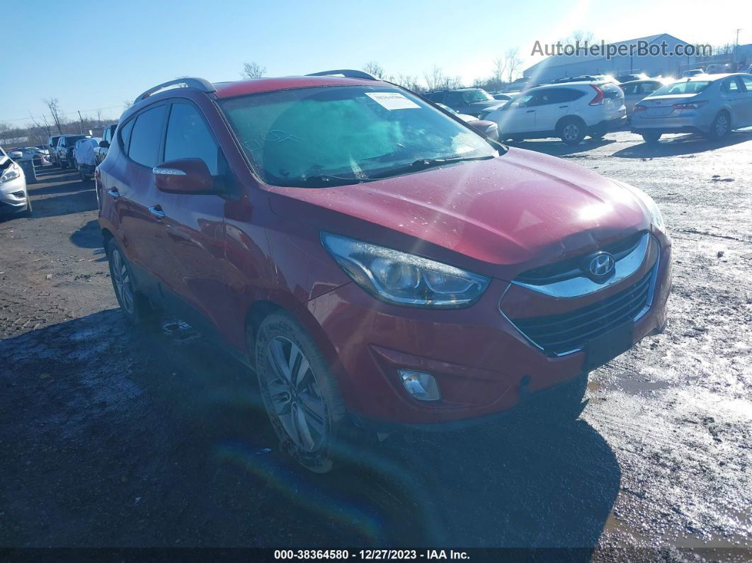 2014 Hyundai Tucson Limited Red vin: KM8JU3AG2EU807802