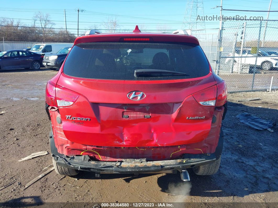 2014 Hyundai Tucson Limited Red vin: KM8JU3AG2EU807802