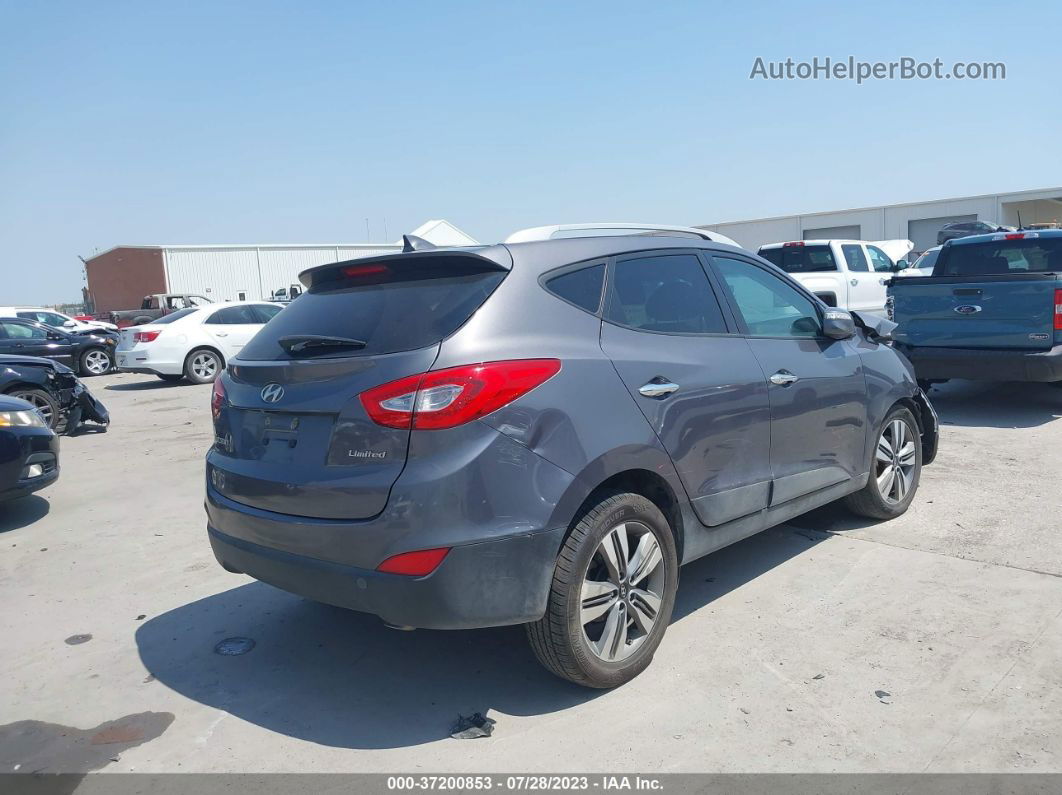 2014 Hyundai Tucson Limited Gray vin: KM8JU3AG2EU820212