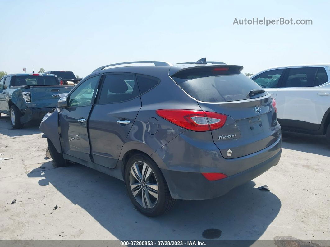 2014 Hyundai Tucson Limited Gray vin: KM8JU3AG2EU820212