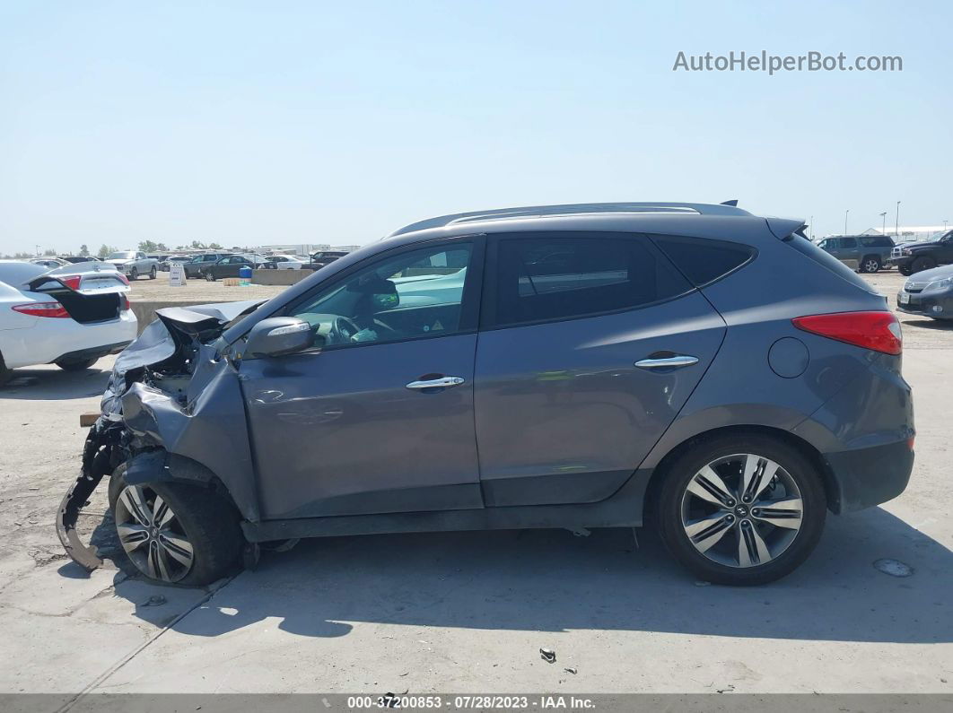 2014 Hyundai Tucson Limited Gray vin: KM8JU3AG2EU820212