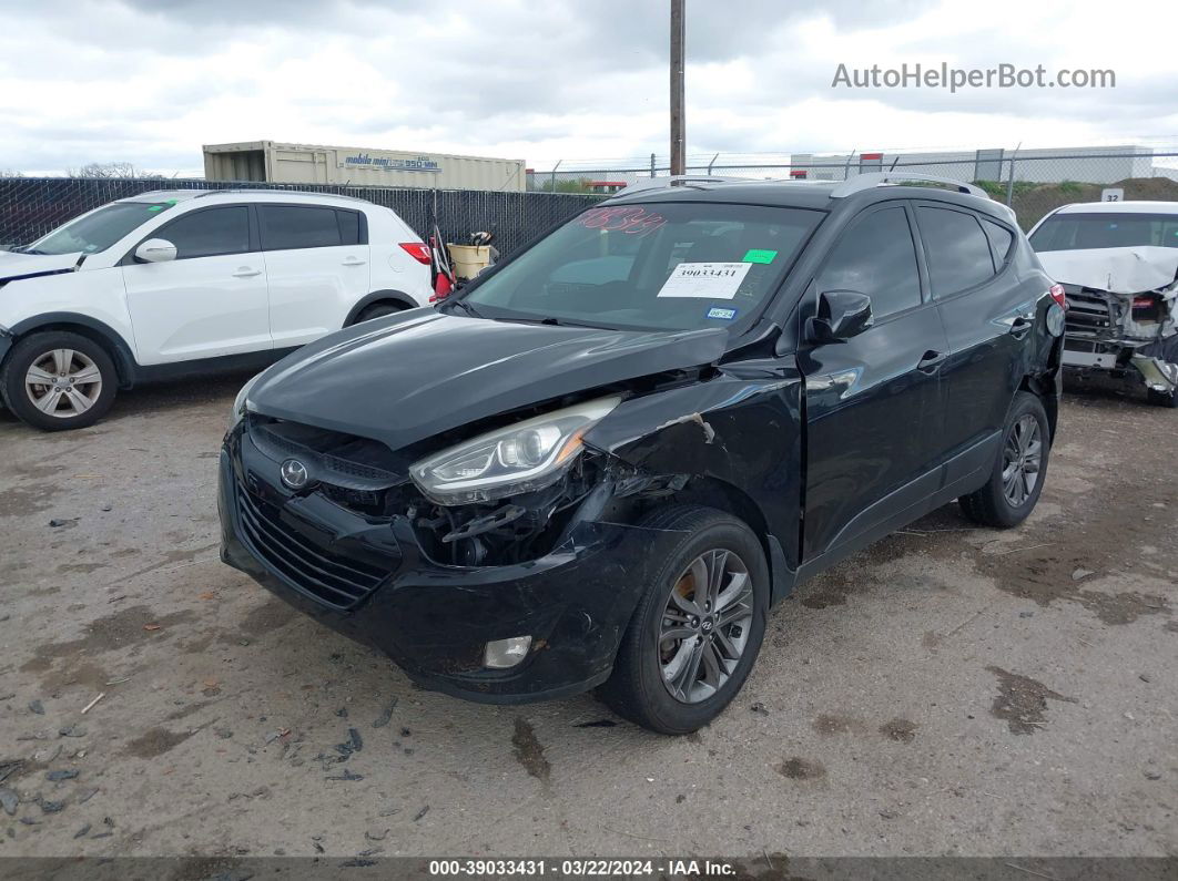 2014 Hyundai Tucson Se Черный vin: KM8JU3AG2EU836300