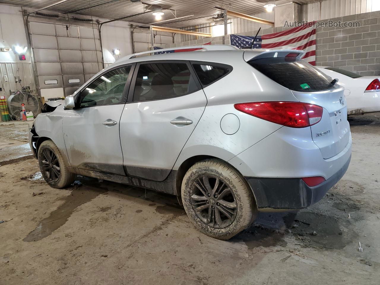 2014 Hyundai Tucson Gls Silver vin: KM8JU3AG2EU840959