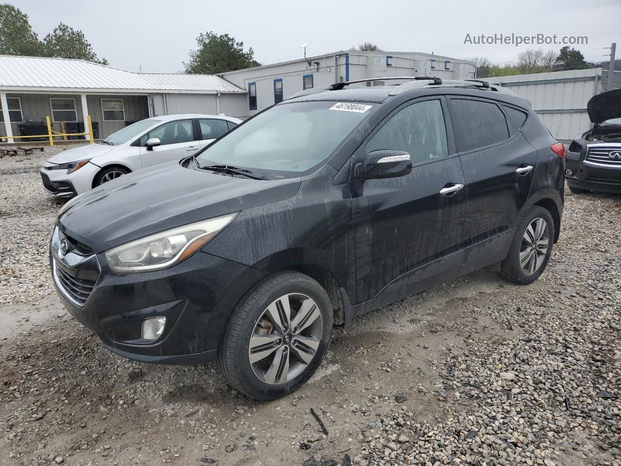 2014 Hyundai Tucson Gls Black vin: KM8JU3AG2EU872455