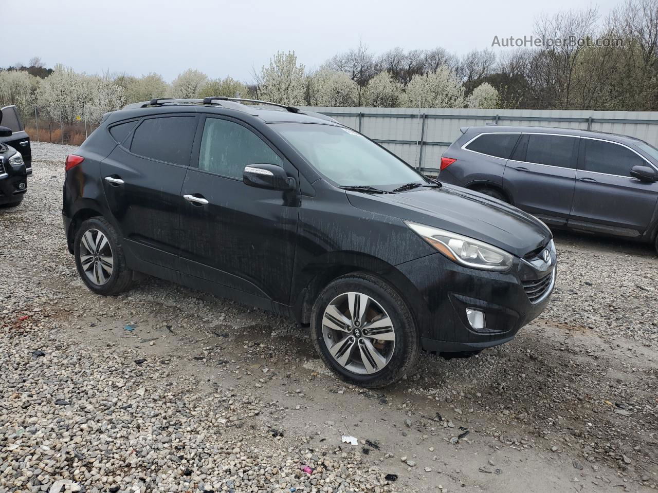 2014 Hyundai Tucson Gls Black vin: KM8JU3AG2EU872455