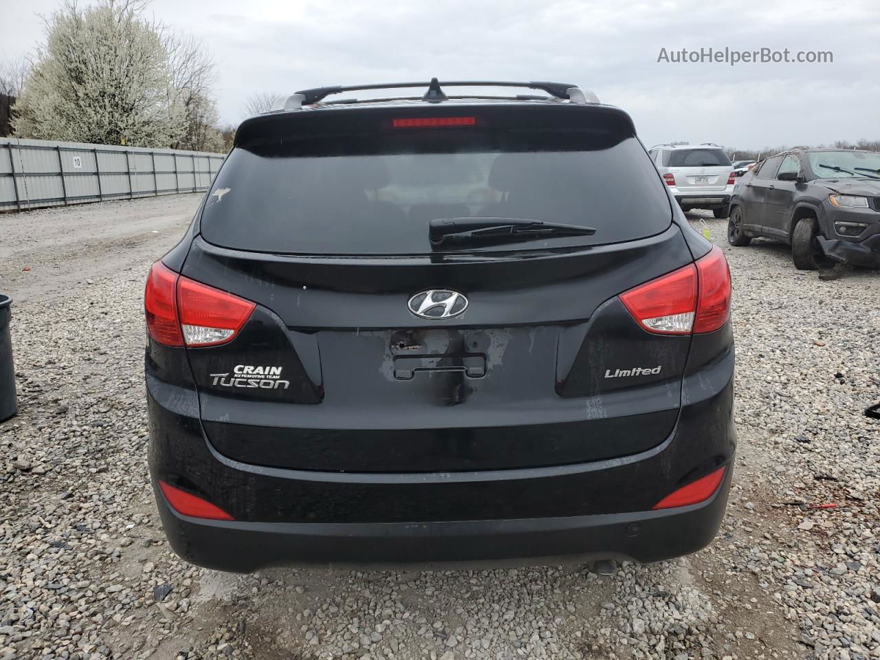 2014 Hyundai Tucson Gls Black vin: KM8JU3AG2EU872455