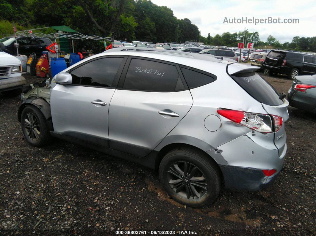 2014 Hyundai Tucson Se Silver vin: KM8JU3AG2EU933285