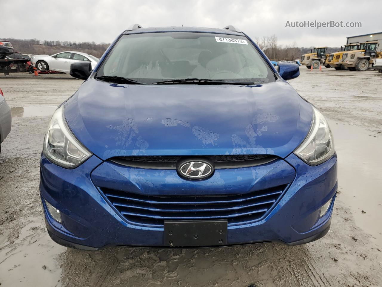 2014 Hyundai Tucson Gls Blue vin: KM8JU3AG3EU792016