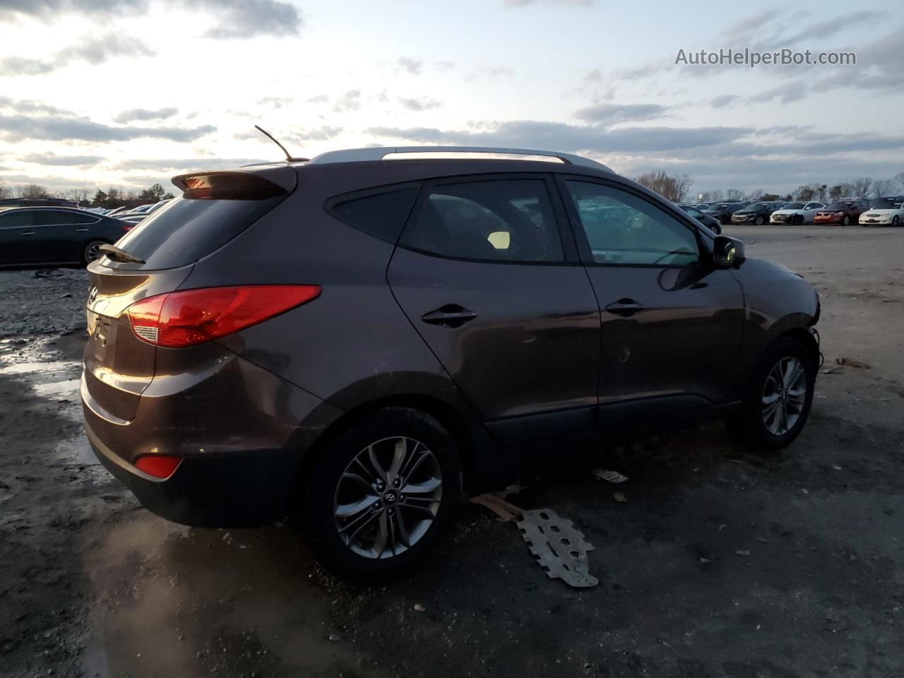 2014 Hyundai Tucson Gls Коричневый vin: KM8JU3AG3EU824009