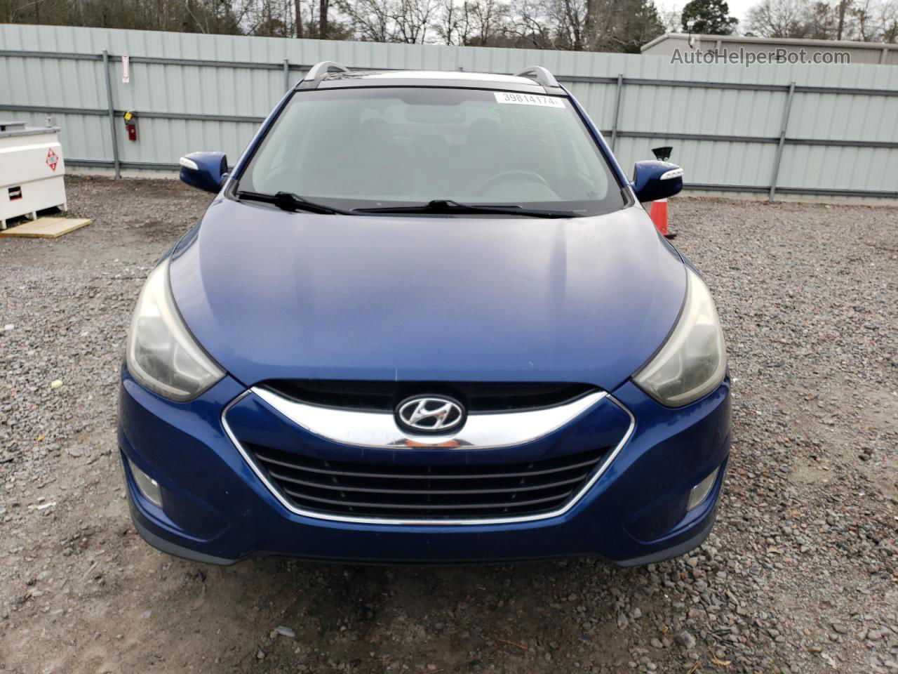 2014 Hyundai Tucson Gls Blue vin: KM8JU3AG3EU851162