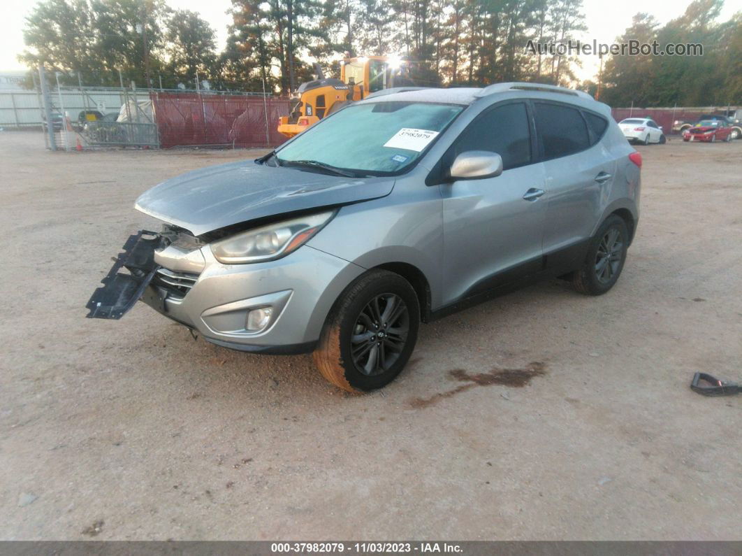 2014 Hyundai Tucson Se Silver vin: KM8JU3AG3EU879561