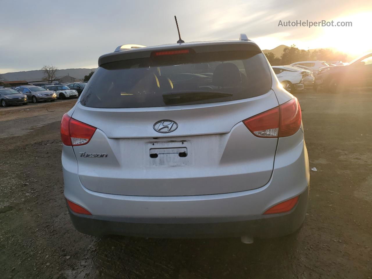 2014 Hyundai Tucson Gls Серебряный vin: KM8JU3AG3EU917970