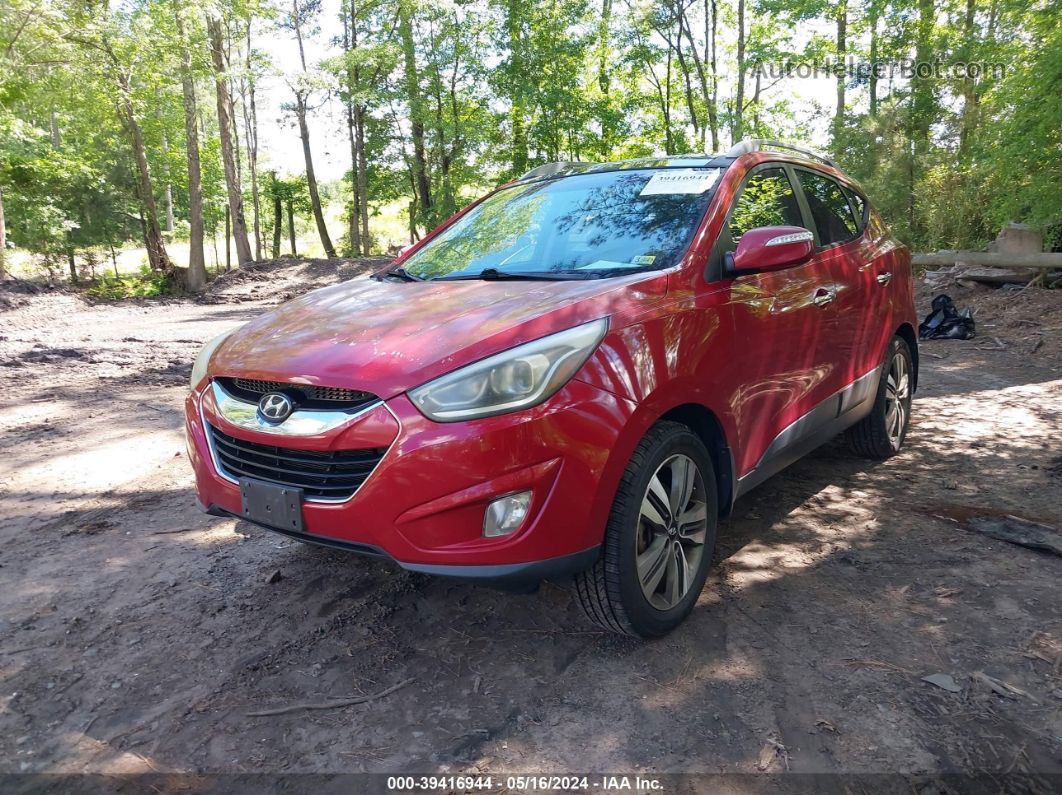 2014 Hyundai Tucson Limited Red vin: KM8JU3AG3EU923140