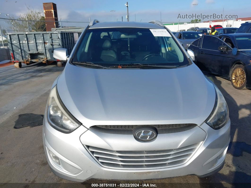 2014 Hyundai Tucson Se Silver vin: KM8JU3AG3EU929617