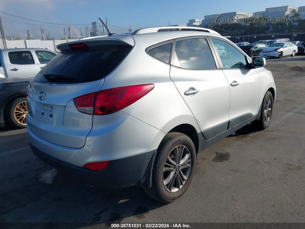 2014 Hyundai Tucson Se Silver vin: KM8JU3AG3EU929617