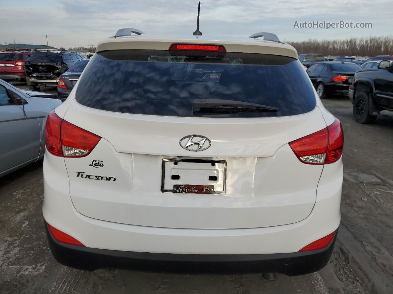 2014 Hyundai Tucson Gls Белый vin: KM8JU3AG3EU934431