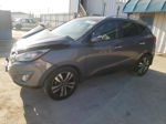 2014 Hyundai Tucson Gls Gray vin: KM8JU3AG4EU797256